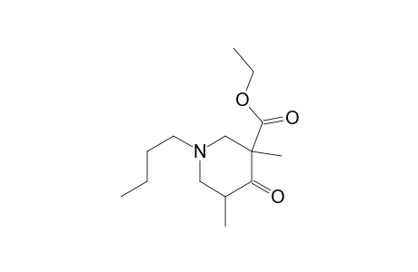 Ethyl 1-butyl-3,5-dimethyl-4-oxopiperidine-3-carboxylate