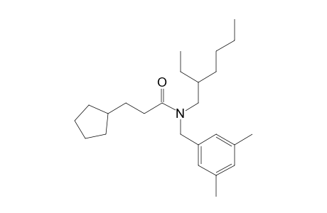 Propionamide, 3-cyclopentyl-N-(3,5-dimethylbenzyl)-N-(2-ethylhexyl)-