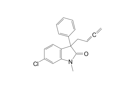 3-buta-2,3-dienyl-6-chloro-1-methyl-3-phenyl-indolin-2-one