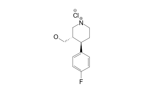 [(3S,4R)-4-(4-FLUOROPHENYL)-PIPERIDIN-3-YL]-METHANOL-HYDROCHLORIDE;IMPURITY-#2