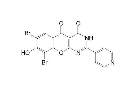 7,9-Dibromo-8-hydroxy-2-(pyridin-4-yl)-4H-chromeno[2,3-d]pyrimidine-4,5(3H)-dione