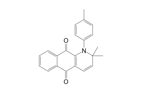 2,2-dimethyl-1-(4-methylphenyl)benzo[g]quinoline-5,10-dione