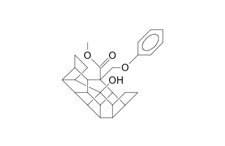 10-Carbomethoxy-19-hydroxy-10-phenoxymethyl-octacyclo(7.7.2.1/2,15/.0/3,18/.0/4,8/.0/5,19/.0/11,17/.0/12,16/)nonadecane