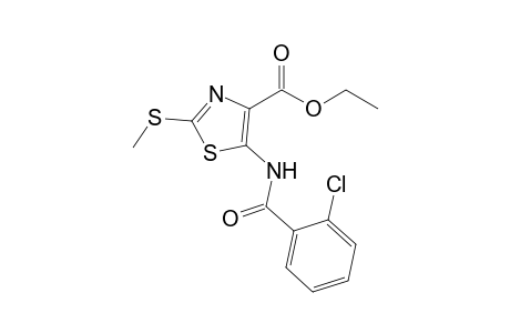 5-[(2-chlorobenzoyl)amino]-2-(methylthio)thiazole-4-carboxylic acid ethyl ester