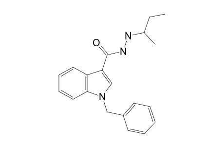 1-benzylindole-3-carboxylic acid, 2-sec-butylhydrazide