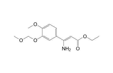 (Z)-3-amino-3-[4-methoxy-3-(methoxymethoxy)phenyl]-2-propenoic acid ethyl ester