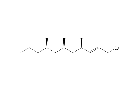 (E,4R,6R,8R)-2,4,6,8-tetramethyl-2-undecen-1-ol