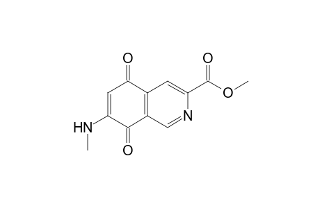 MANSOURAMYCIN_C;3-CARBOMETHOXY-7-METHYLAMINOISOQUINOLINE-5,8-DIONE