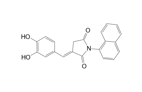 2,5-pyrrolidinedione, 3-[(3,4-dihydroxyphenyl)methylene]-1-(1-naphthalenyl)-, (3E)-