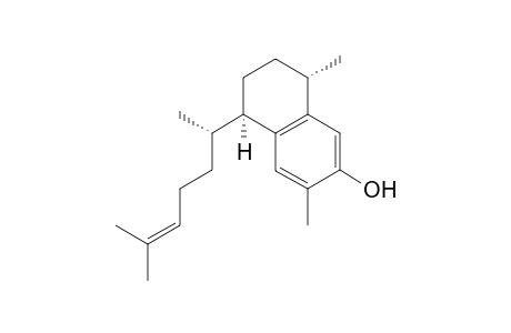 (1R,4S)-1-[(1S)-1,5-dimethylhex-4-enyl]-4,7-dimethyl-tetralin-6-ol