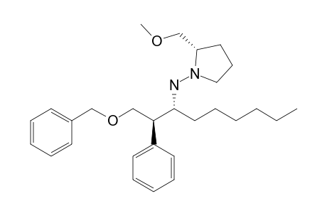 (2S)-2-(methoxymethyl)-N-[(2R,3R)-2-phenyl-1-phenylmethoxy-nonan-3-yl]pyrrolidin-1-amine