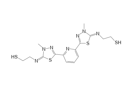 2,2'-(2,6-Pyridodiyl)bis[4,5-dihydro-5-(2-mercaptoethylimino)-4-methyl-1,3,4-thiadiazole]