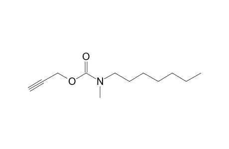 Carbamic acid, N-methyl-N-heptyl-, propargyl ester