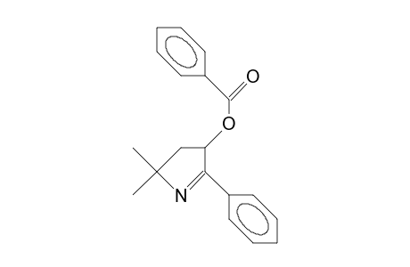 3-BENZOYLOXY-5,5-DIMETHYL-2-PHENYL-1-PYRROLINE