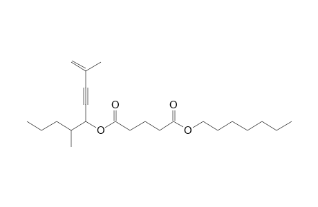 Glutaric acid, 2,6-dimethylnon-1-en-3-yn-5-yl heptyl ester