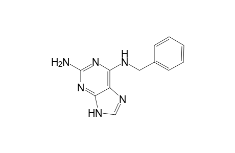 9H-purine-2,6-diamine, N~6~-(phenylmethyl)-