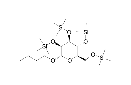 Butyl mannoside, 4tms