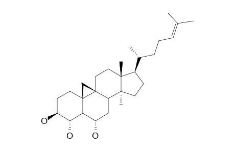 28,29-bis-nor-Cycloarten-3.beta.,4.alpha.,6.alpha.-triol