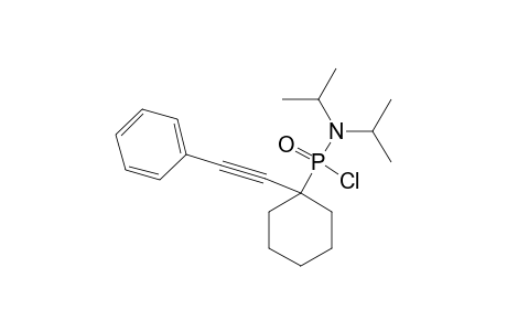 N,N-DIISOPROPYL-P-[1-[2-PHENYLETHYNYL)-CYCLOHEXYL]-PHOSPHONAMIDIC-CHLORIDE