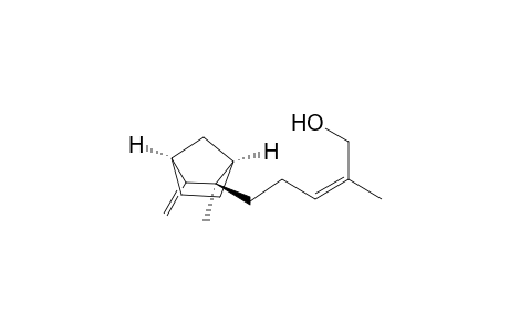 (Z)-2-methyl-5-[(1R,2R,4S)-2-methyl-3-methylene-norbornan-2-yl]pent-2-en-1-ol