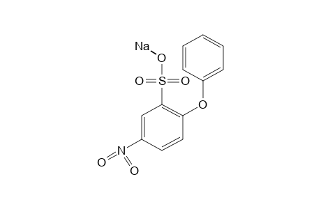 5-Nitro-2-phenoxybenzenesulfonic acid, sodium salt