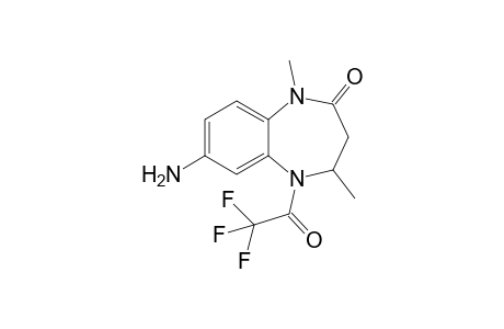 7-Amino-1,4-dimethyl-5-(trifluoroacetyl)-1,3,4,5-tetrahydro-2H-1,5-benzodiazepin-2-one