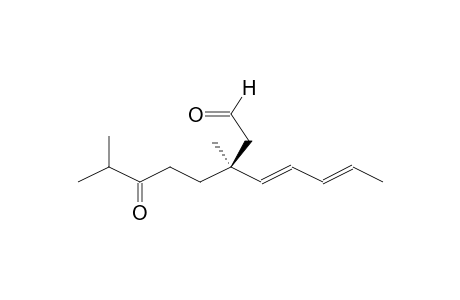 (6R)-2,6-DIMETHYL-6-(2-OXOETHYL)-3-OXOUNDECA-7E,9E-DIENE