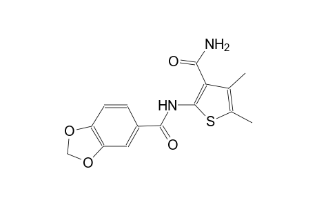 N-[3-(aminocarbonyl)-4,5-dimethyl-2-thienyl]-1,3-benzodioxole-5-carboxamide