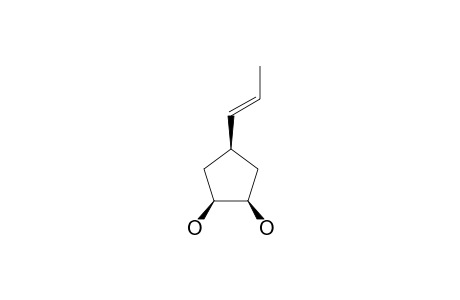 E-4-(1-PROPEN-1-YL)-CYCLOPENTA-1,2-DIOL