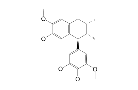 (+)-(7'-S,8-S,8'-S)-3',4,4'-TRIHYDROXY-5,5'-DIMETHOXY-2,7'-CYCLOLIGNAN