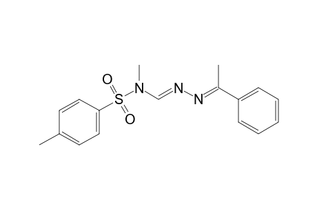 N-methyl-N-{[(alpha-methylbenzylidene)hydrazono]methyl}-p-toluene sulfonamide