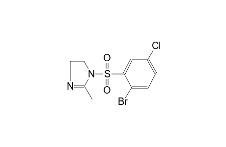 1-[(2-bromo-5-chlorophenyl)sulfonyl]-2-methyl-4,5-dihydro-1H-imidazole