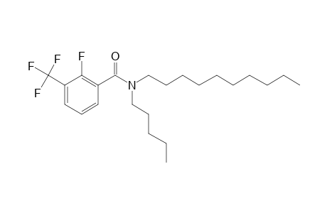 Benzamide, 2-fluoro-3-trifluoromethyl-N-pentyl-N-decyl-