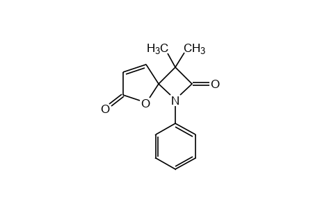 3,3-dimethyl-1-phenyl-5-oxa-1-azaspiro[3.4]oct-7-ene-2,6-dione