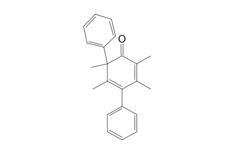 4,6-diphenyl-2,3,5,6-tetramethyl-2,4-cyclohexadien-1-one