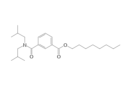 Isophthalic acid, monoamide, N,N-diisobutyl-, octyl ester