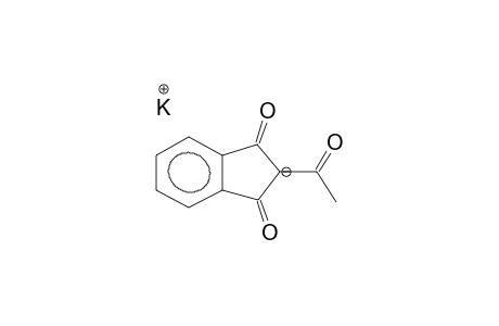 2-ACETYL-1,3-INDANEDIONE, POTASSIUM SALT