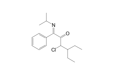 N-[3-Chloro-4-ethyl-2-oxo-1-hexylidene)isopropylamine