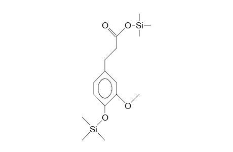 Trimethylsilyl 3-(3-methoxy-4-((trimethylsilyl)oxy)phenyl)propanoate