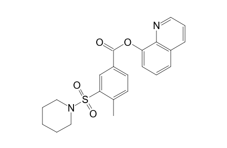 8-Chinolinyl 4-methyl-3-(1-piperidinylsulfonyl)benzoate