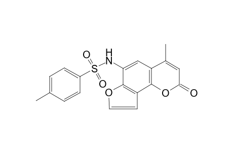 4-methyl-N-(4-methyl-2-oxo-2H-furo[2,3-h]chromen-6-yl)benzenesulfonamide