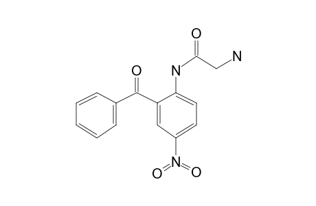 Diphenyl ketone, 2-[aminoacetylamino]-5-nitro-