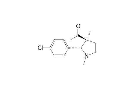 1-[(2R,3S)-2-(4-chlorophenyl)-1,3-dimethyl-3-pyrrolidinyl]ethanone