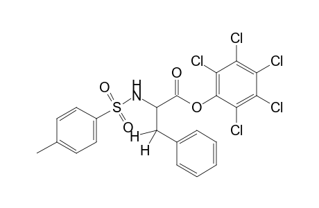 3-phenyl-N-(p-tolylsulfonyl)-D,L-alanine, pentachlorophenyl ester