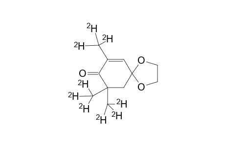 4,4-ETHYLENEDIOXY-2,6,6-TRI-(D(3)-METHYL)-CYClOHEX-2-ENONE