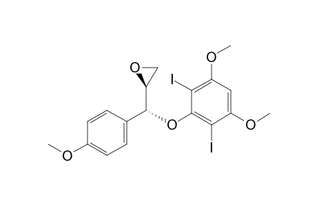 (1R*,2S*)-1-(2,6-Diiodo-3,5-dimethoxyphenoxy)-1-(4-methoxyphenyl)-2,3-epoxypropane