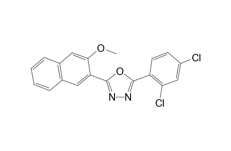2-(2,4-Dichlorophenyl)-5-(3-methoxy-2-naphthyl)-1,3,4-oxadiazole