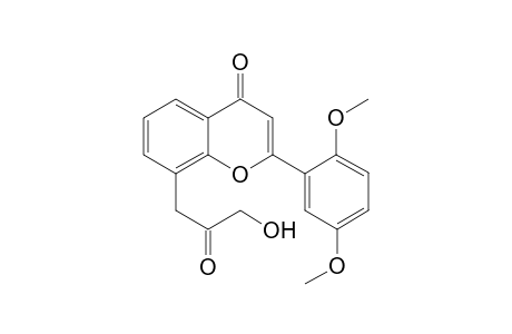 8-(3-HYDROXY-2-OXO-PROPYL)-2',5'-DIMETHOXYFLAVONE