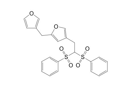 4-(2,2-dibesylethyl)-2-(3-furfuryl)furan