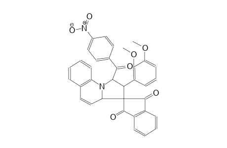 (1'R,2'R)-2'-(2,3-dimethoxyphenyl)-1'-(4-nitrobenzoyl)-2',3a'-dihydro-1'H-spiro[indene-2,3'-pyrrolo[1,2-a]quinoline]-1,3-dione
